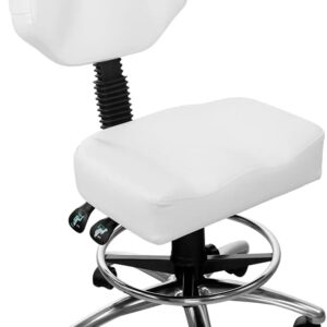 SKINACT Esthetician Chair, White, Comfortable