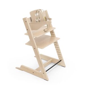 Stokke Tripp Trapp High Chair, Natural, Adjustable with Baby Set, 6-36 Months