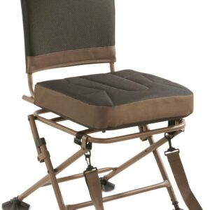 Guide Gear 360° Swivel Hunting Chair, 300lb, Folding, Black