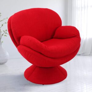 Mac Motion Pub Leisure Accent Chair, Red Fabric