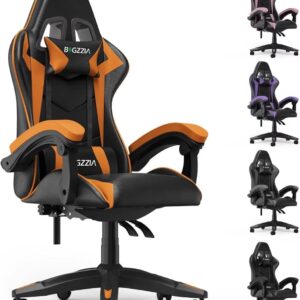 Ergonomic Gaming Chair, Reclining, Lumbar Support