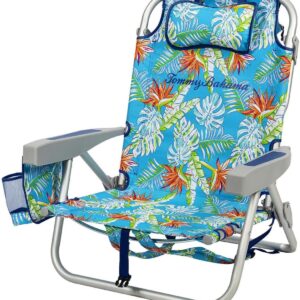 Tommy Bahama 2-Pack Backpack Beach Chair, 5-Position, Floral