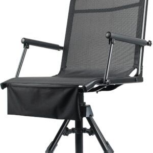 360° Swivel Hunting Blind Chair, Adjustable, Portable