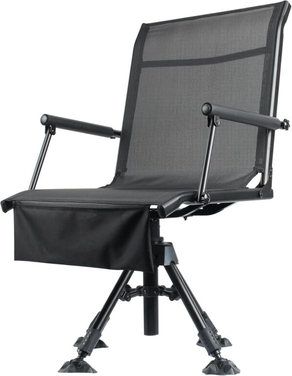 360° Swivel Hunting Blind Chair, Adjustable, Portable
