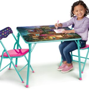 Disney Encanto Kids Folding Table and Chairs Set, Multicolor